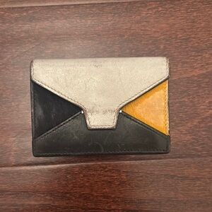 Celine Colorblock Leather Wallet